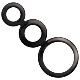 ADDICTED TOYS - RINGS SET FOR PENIS - SMOKED